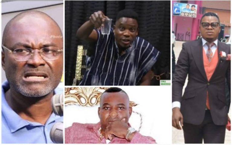 Haohi  rains curses on Ken Agyapong, Chairman Wontumi & Abronye over Bishop Obinim Expose live on TV (Video)
