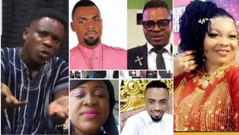 Bishop Obinim’s Girl L£aks audios of how Rev Obofour’s Jnr Pastor Savior gave money to Murders to Kill Agradaa on HOahi Show  (Video)