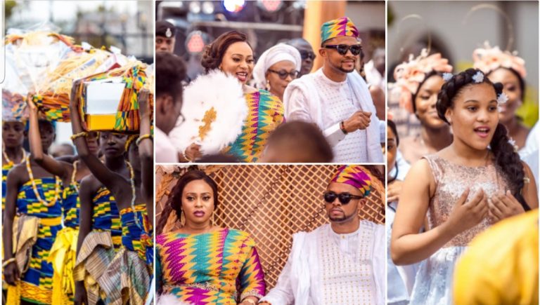 Check Out more exclusive videos and Pictures of Adwoa Safo and husband at their marriage Ceremony (Video)