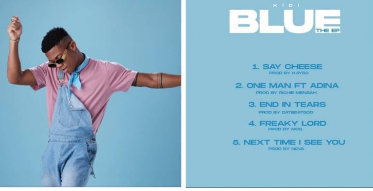 Kidi finally Releases 5 Songs EP Album titled ‘Blue’ featuring Adina & Others (Check Out Now) )