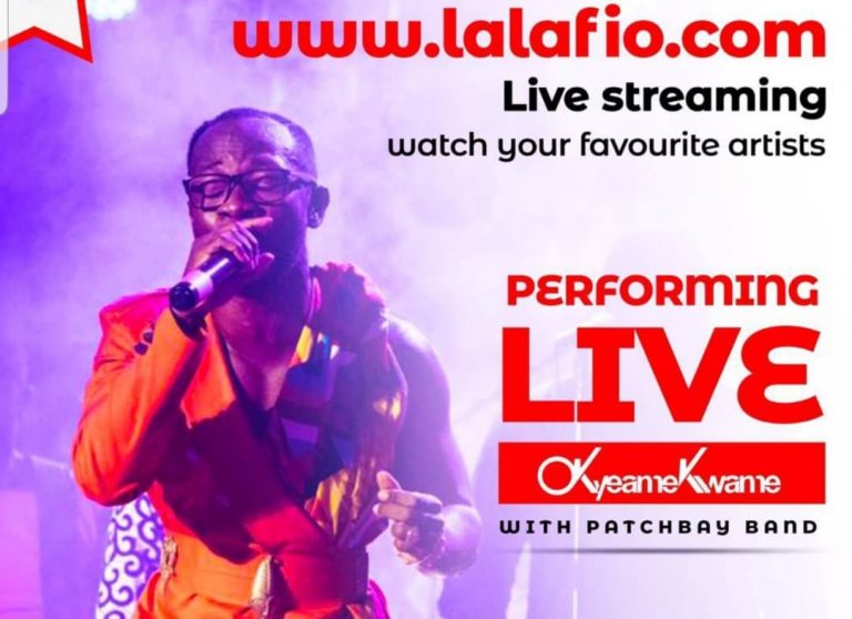 Okyeame Kwame Partners with Vokacom to unveil Live Streaming LALAFIO For Fans