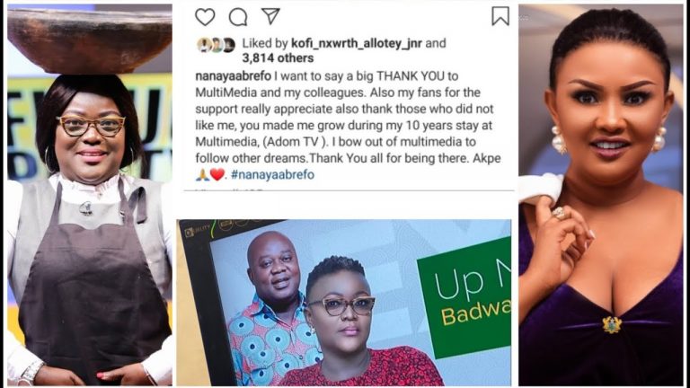 Nana Yaa Brefo Finally Speaks Out after Resigning From Adom TV (Video)