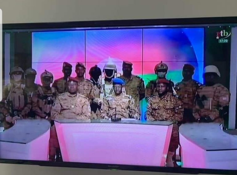 Burkina Faso Army overthrow Gov’t and the Constitution, Blocks all Boader