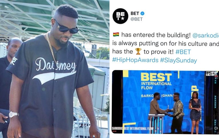 BET Honors Sarkodie Big Time as they Share his video on their Pages to celebrate him