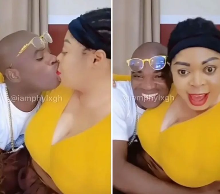 Dr. UN and Joyce Dzidzor’s k!ss!ng in public goes viral (Video)